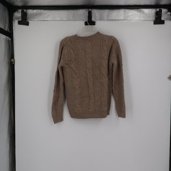 Cable Stitch Beige Cable Knit Sweater Size Small - Picture 4 of 5